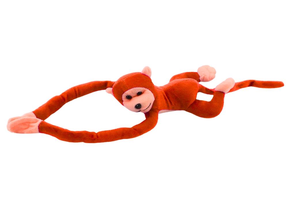 60 cm Plysch Monkey Mascot med ljud, kardborreband och charm