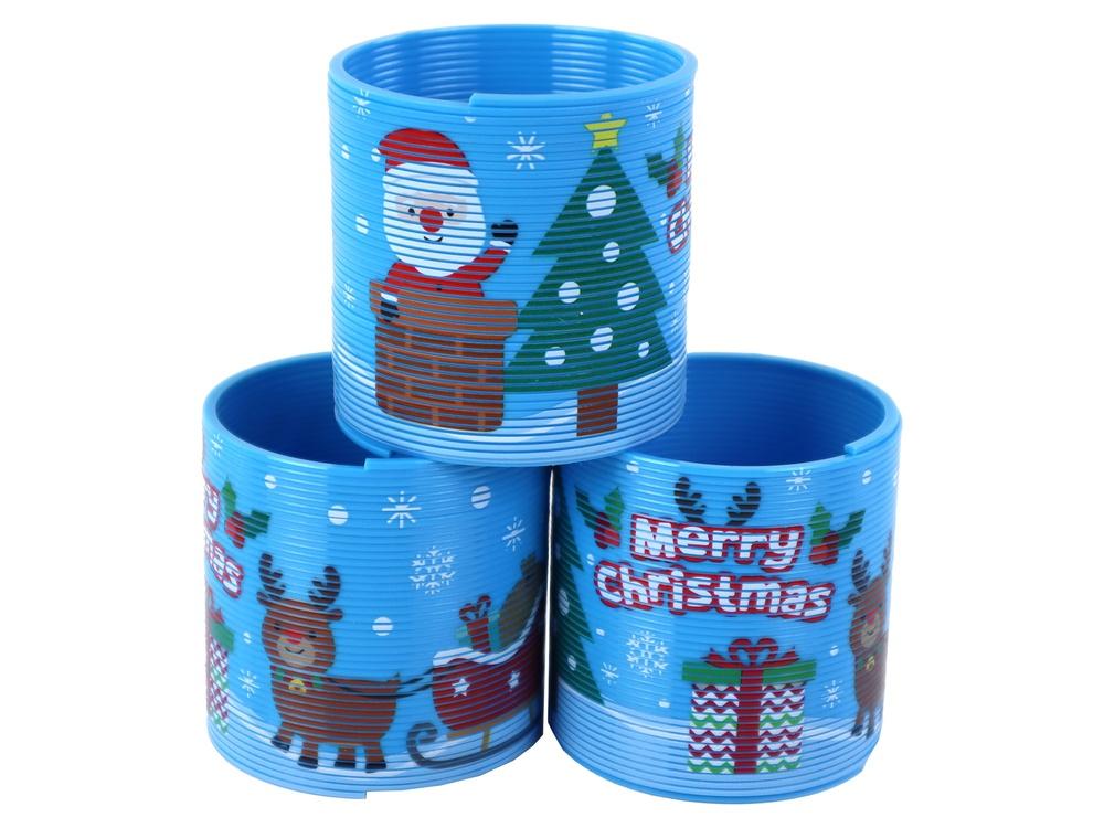 6CM Blue Spring: Christmas Fun &amp; Stress Relief Toy 