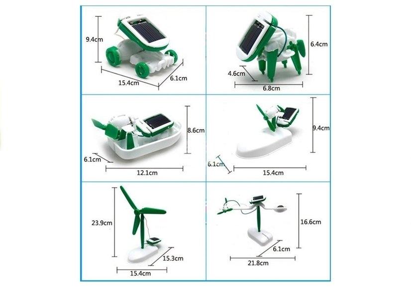 6-i-1 Solar Robot Kit: Miljøvenlig STEM Sjov for børn