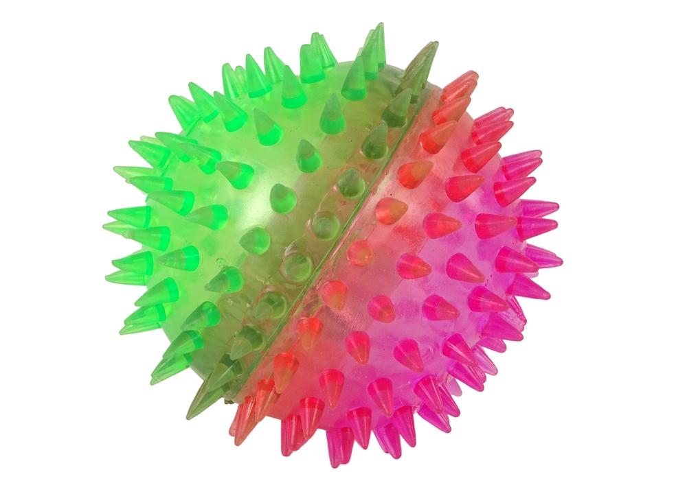 8,5 cm Light-Up Spiked Ball: Säker, rolig och färdighetsbyggande leksak