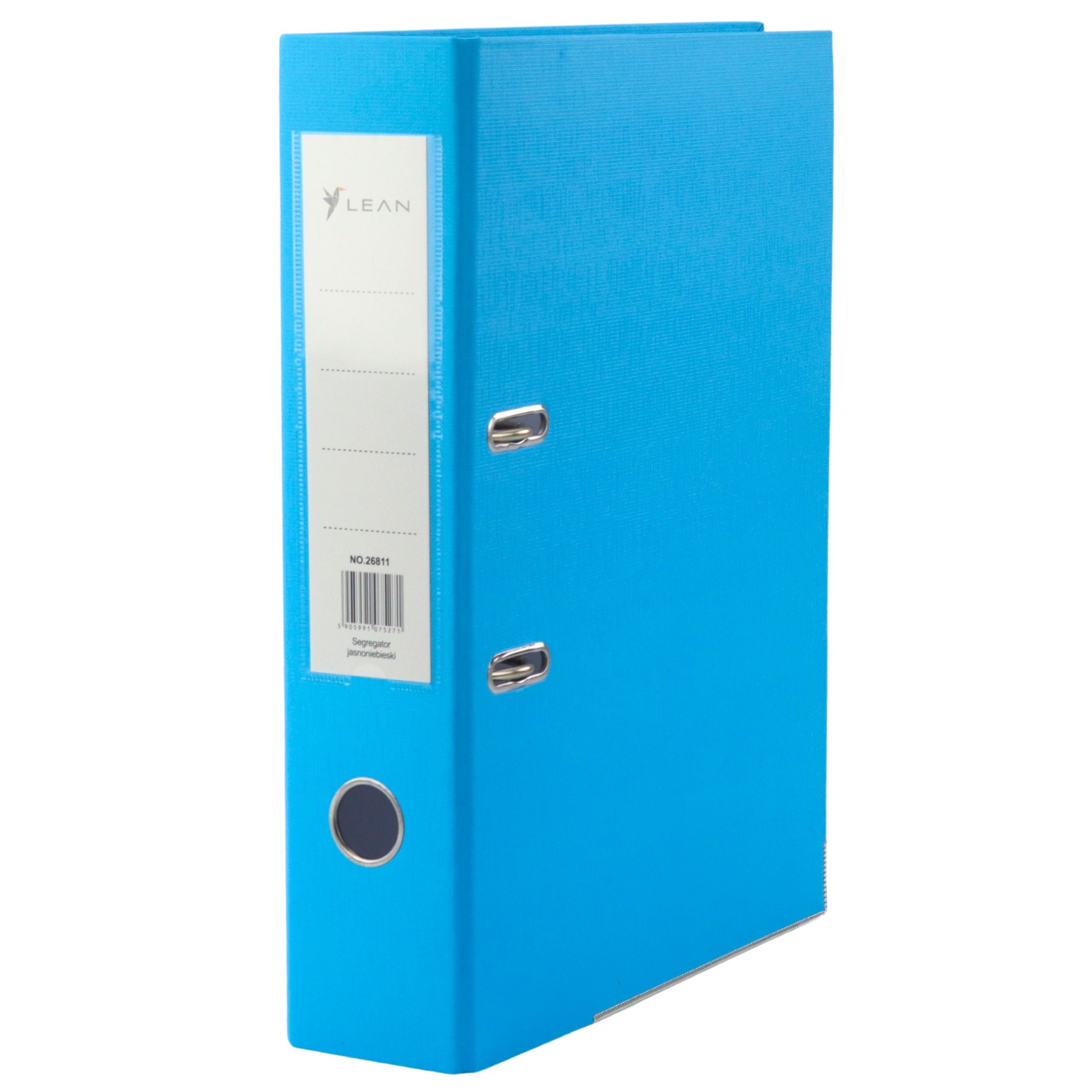 A4 spakbågsfil, 80 mm rygg, blå