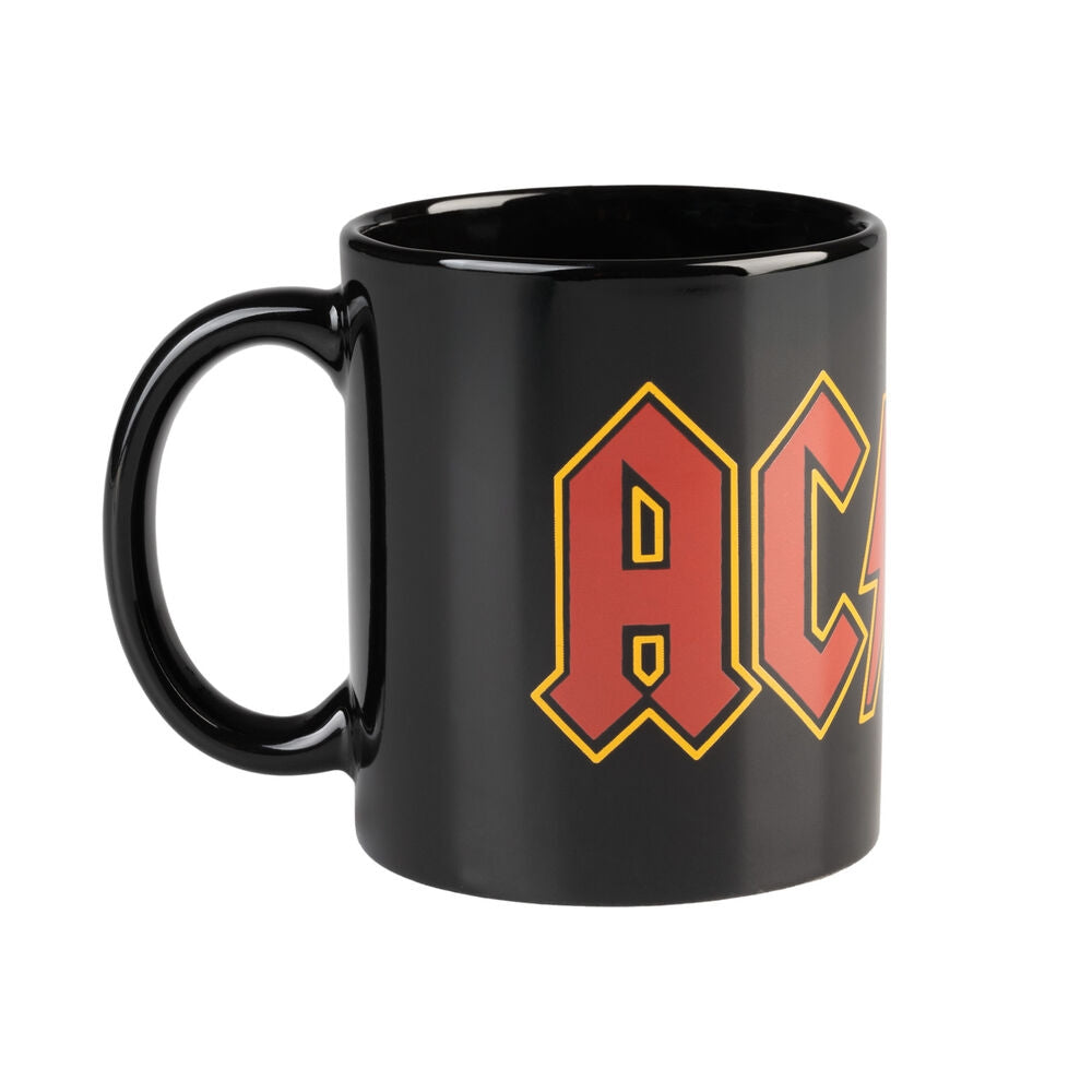 AC/DC-mugg 350ml, keramisk kaffekopp för fans