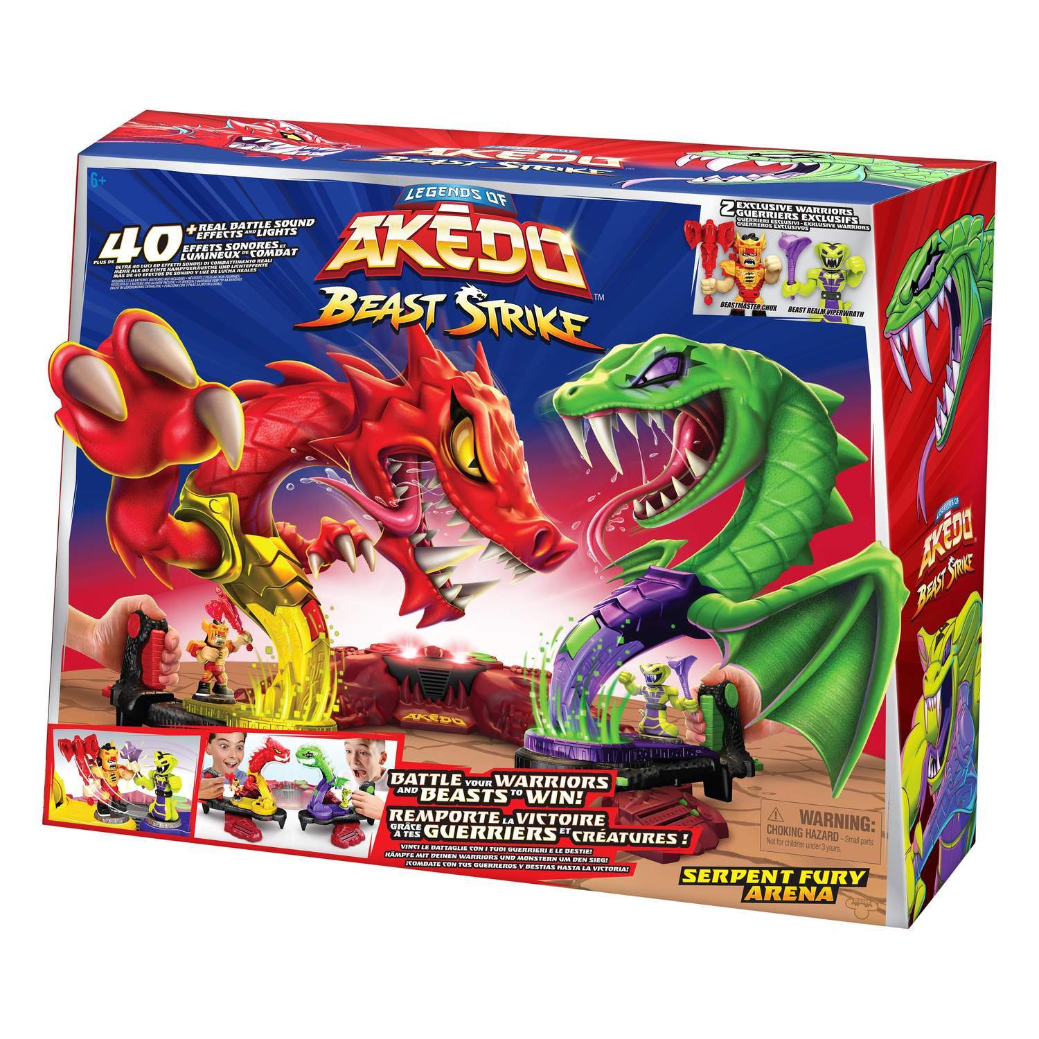 Akedo Playset Serpent Fury Arena