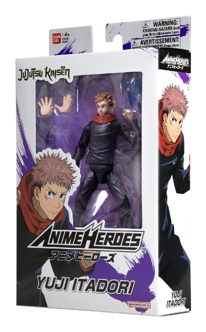 Anime Heroes Jujutsu Kaisen figur med tilbehør, 16 cm - Yuji Itadori