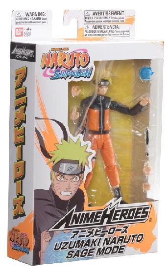 Anime Heroes Naruto Figur med tilbehør, 16 Cm - Uzumaki Naruto Sage Mode