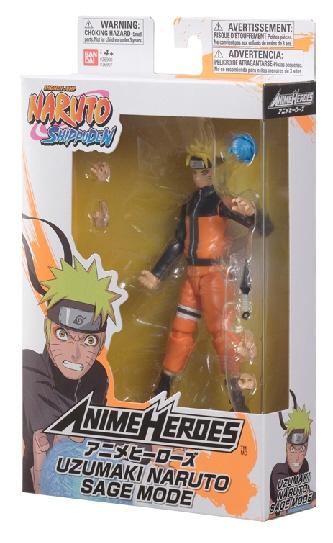 Anime Heroes Naruto Figur med tilbehør, 16 Cm - Uzumaki Naruto Sage Mode