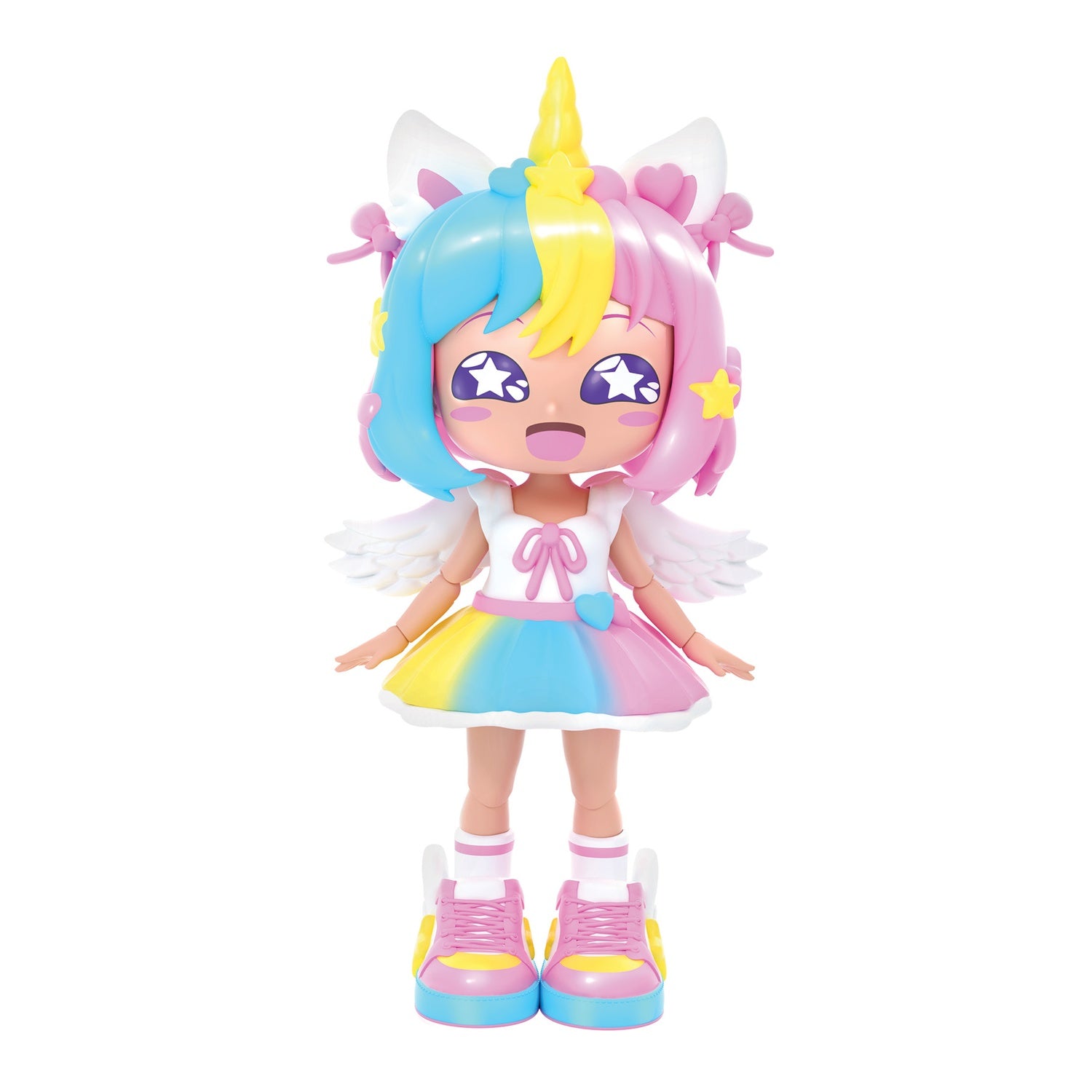 Anime-dockeset, Enhörning/Fladdermus, 14 cm, 32 stilar