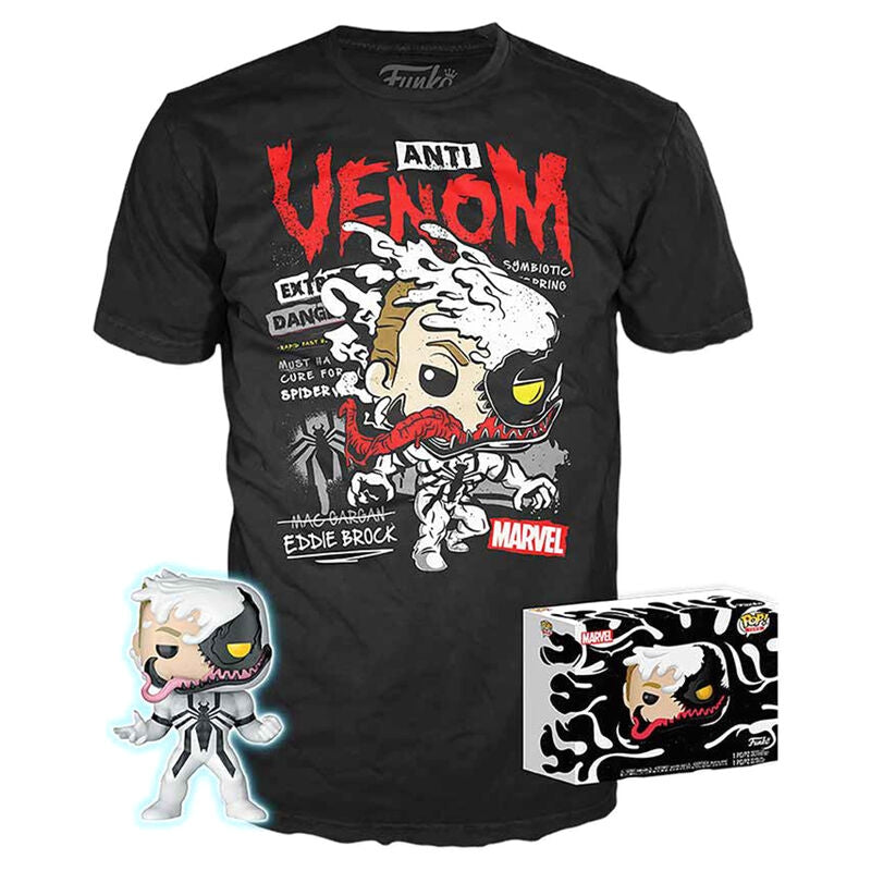 Anti-Venom T-shirt, Marvel grafisk skjorta, storleksalternativ för män