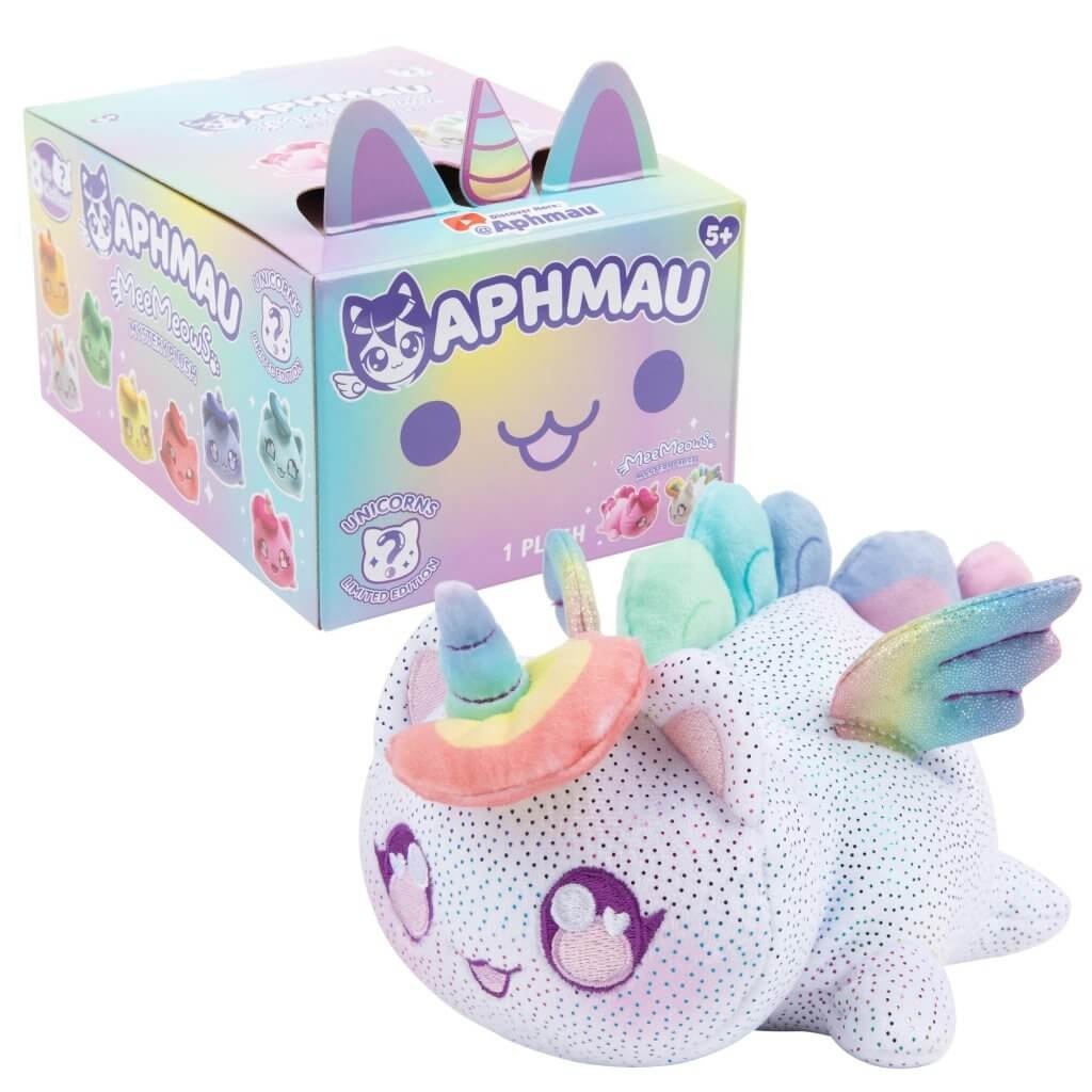 Aphmau Meemeow Mystery Plyschleksak "Unicorn", 15 Cm