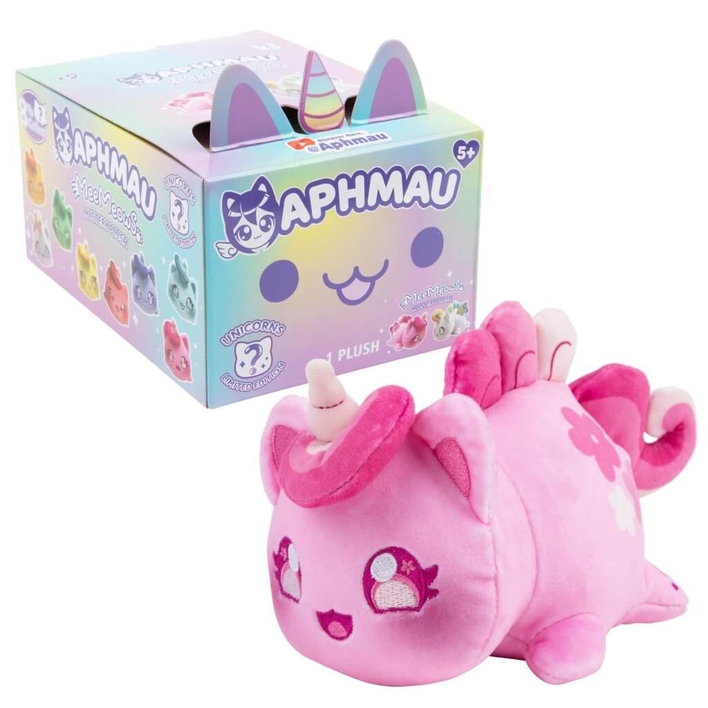 Aphmau Meemeow Mystery Plyschleksak "Unicorn", 15 Cm