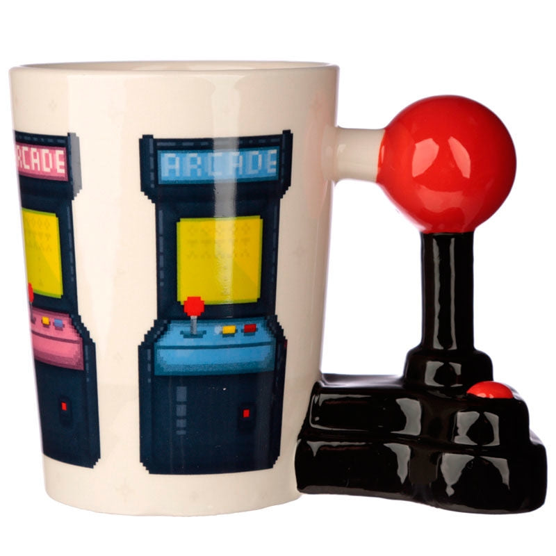 Arcade Handle Mug för spel, Joystick Design, 11 oz