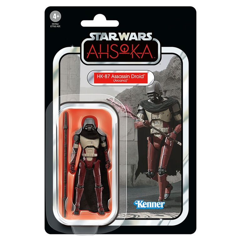 Ashoka HK-87 Assassin Droid figur 9,5 cm samlarleksak