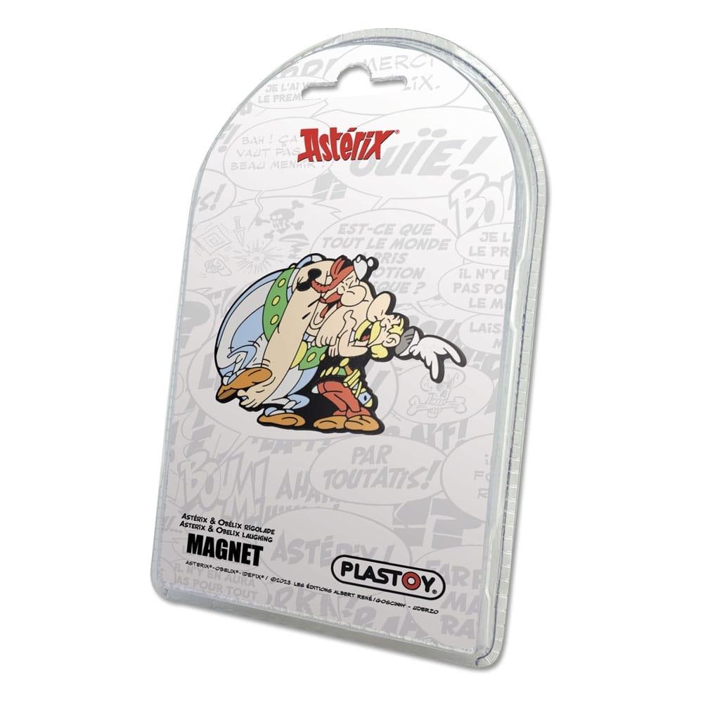 Asterix Kylskåpsmagnet Asterix & Obelix skrattar 6 cm