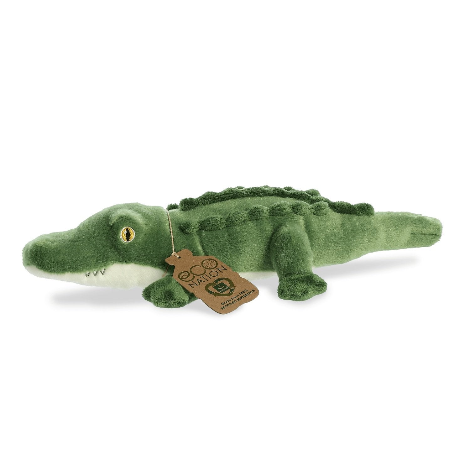 Aurora Eco Nation plysj alligator, 35 cm