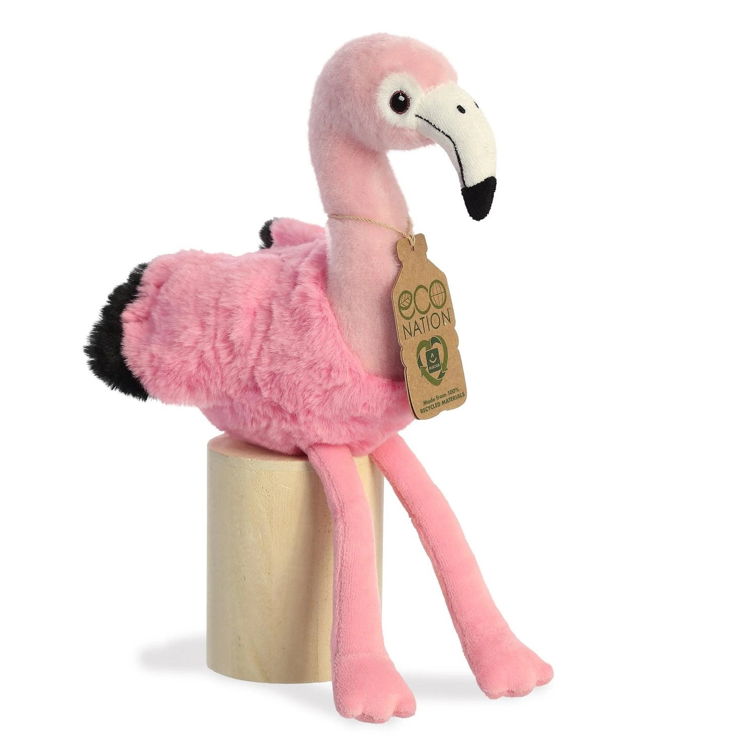 Aurora Eco Nation Plyslegetøj Flamingo, 24 Cm