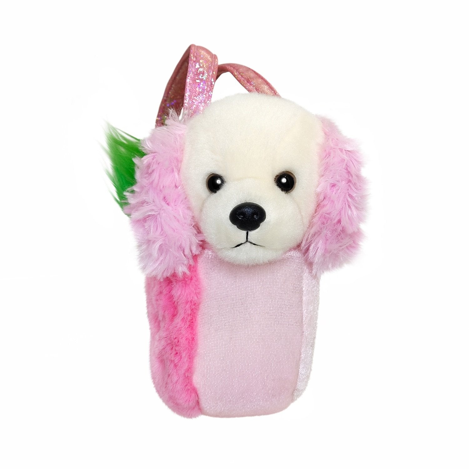 Aurora Fancy Pals Soft Toy - Jordbærpuddel i en pose, 20 Cm