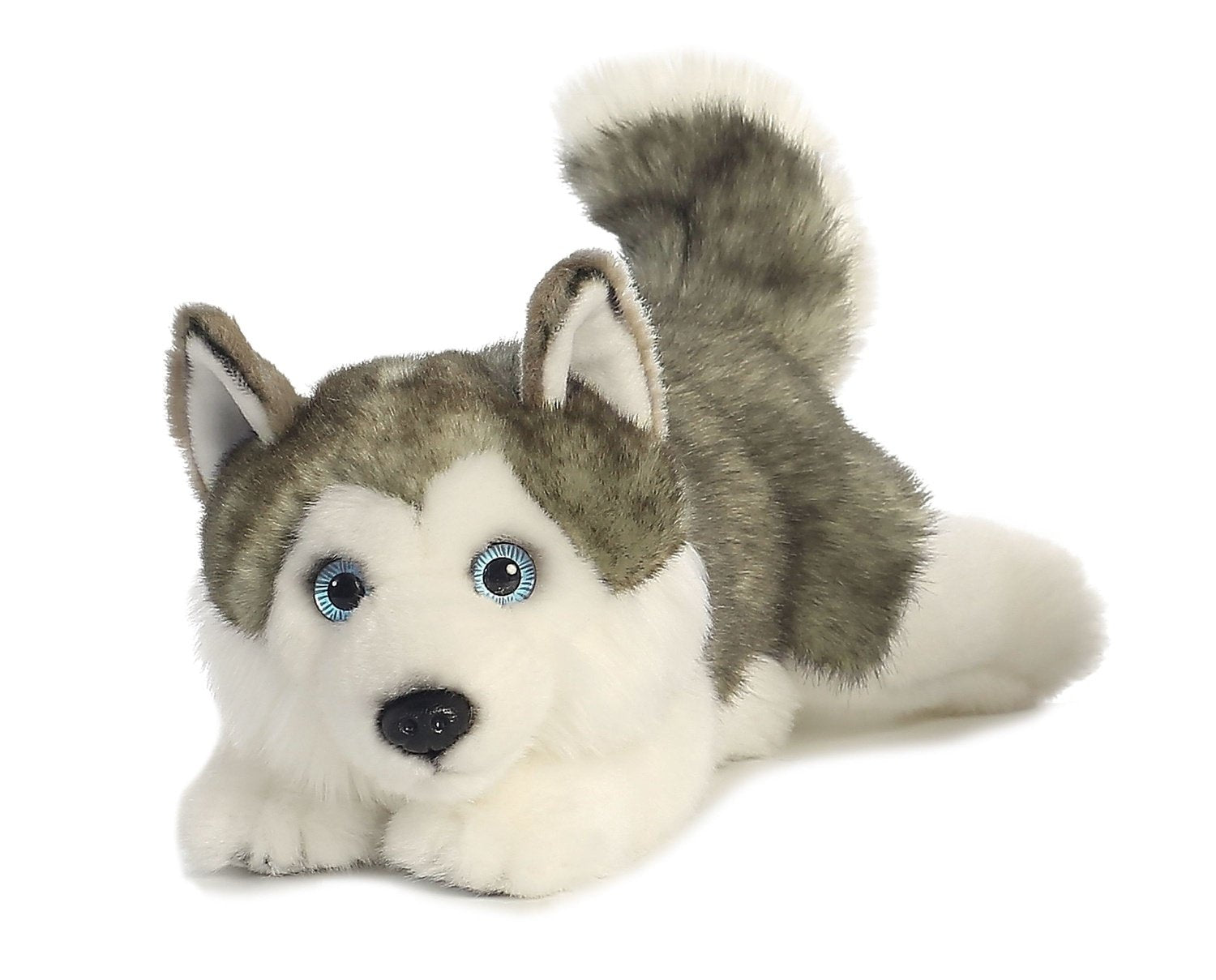 Aurora Miyoni Soft Toy Husky (grå), 27 Cm