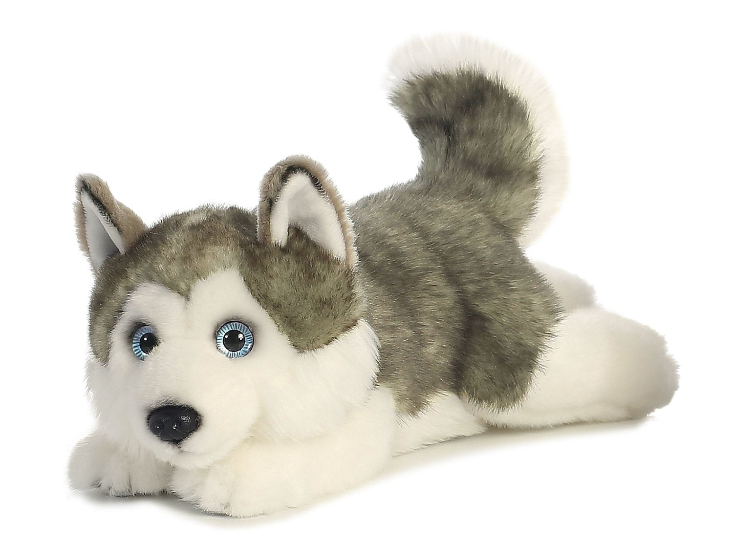 Aurora Miyoni Soft Toy Husky (grå), 27 Cm