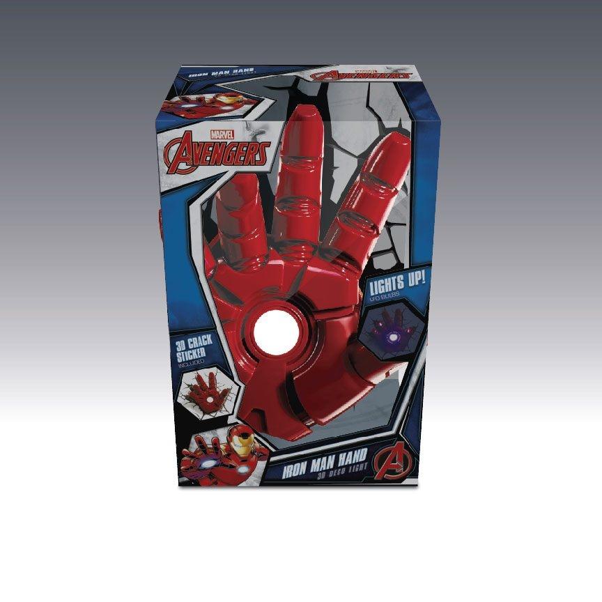 Avengers 3D LED-ljus Iron Man Hand