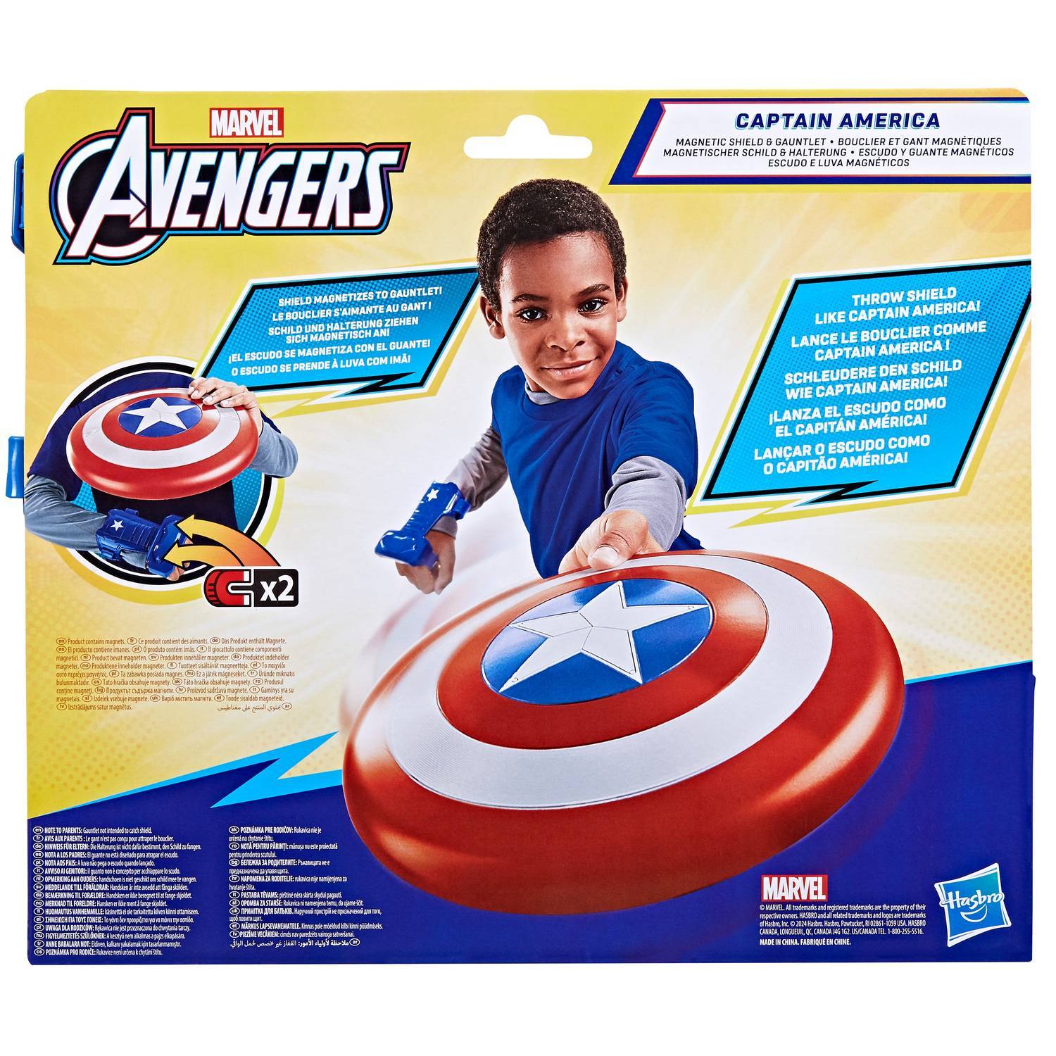 Avengers rollspel Captain America Magnetic Shield And Gauntlet