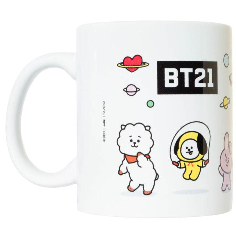 BT21 Characters Mug, 330 ml kapacitet, keramiskt material