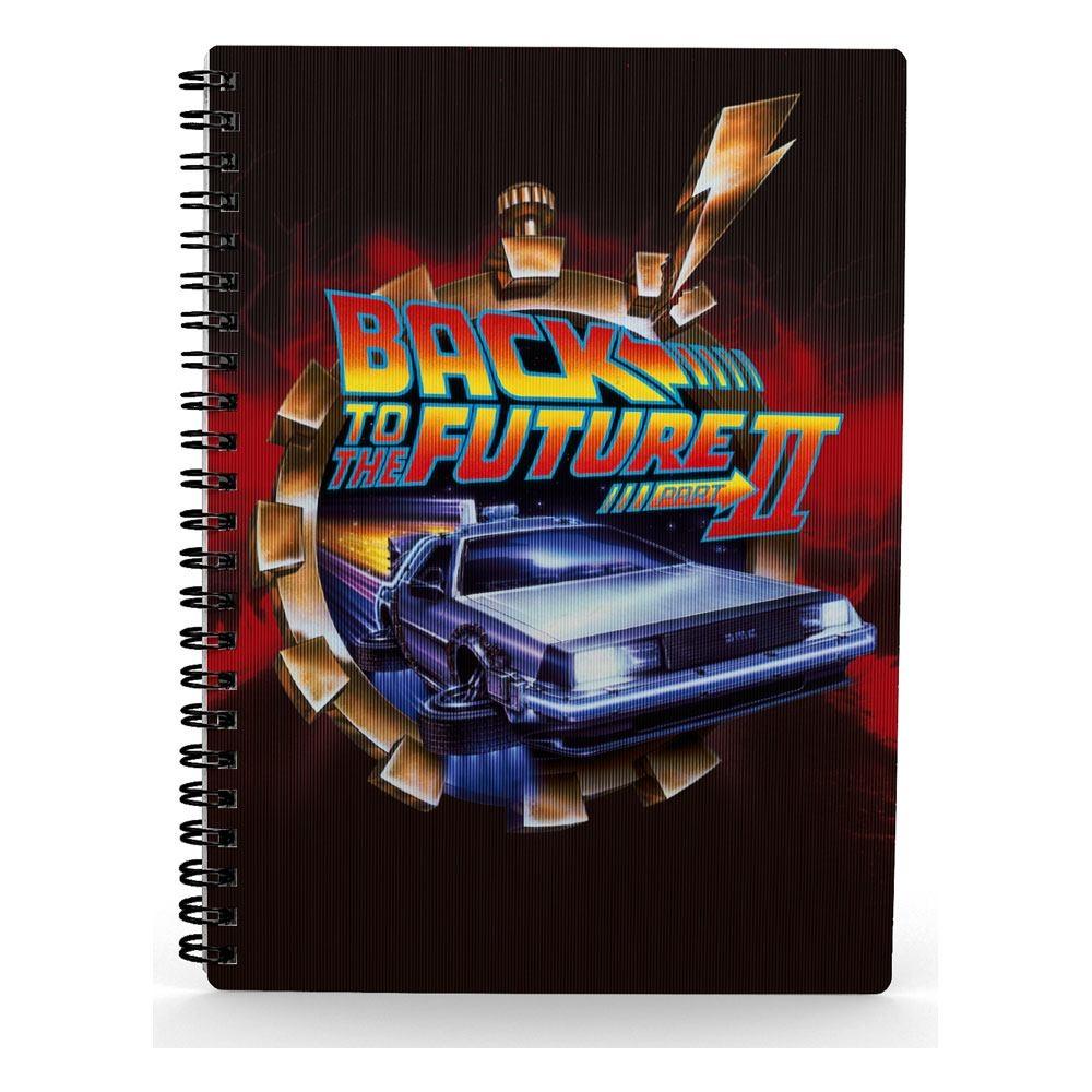 Back to the Future II Notebook med 3D-effektaffisch