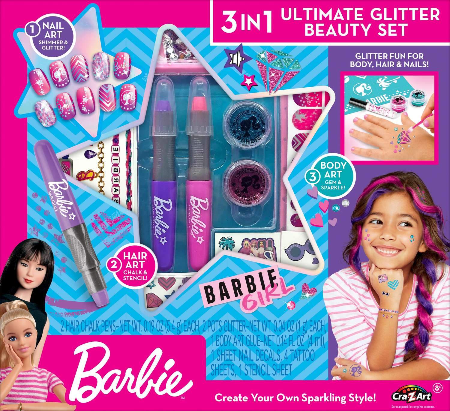 Barbie Beauty Set 3 i 1 Ultimate Glitter