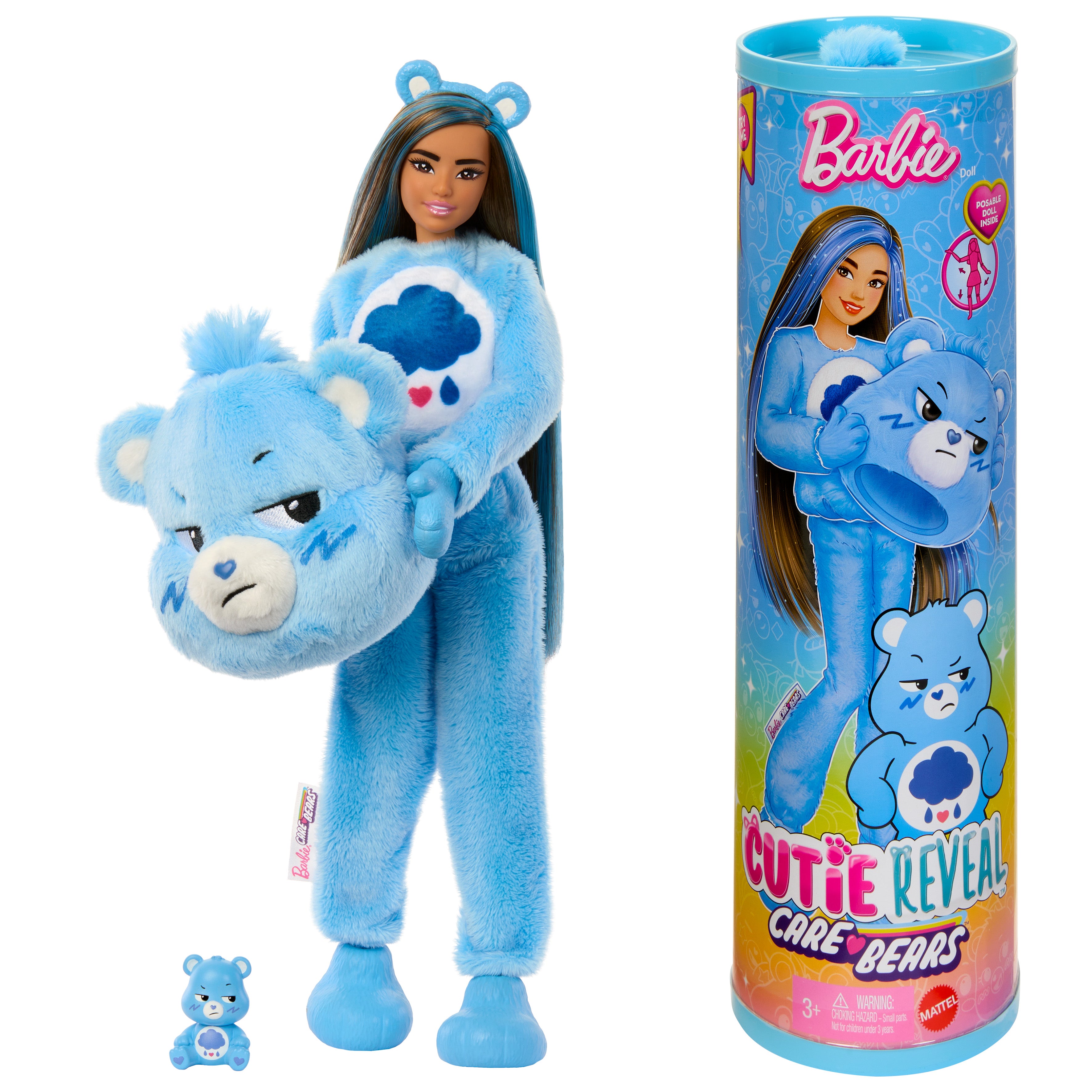 Barbie Cutie Reveal Care Bears Blå