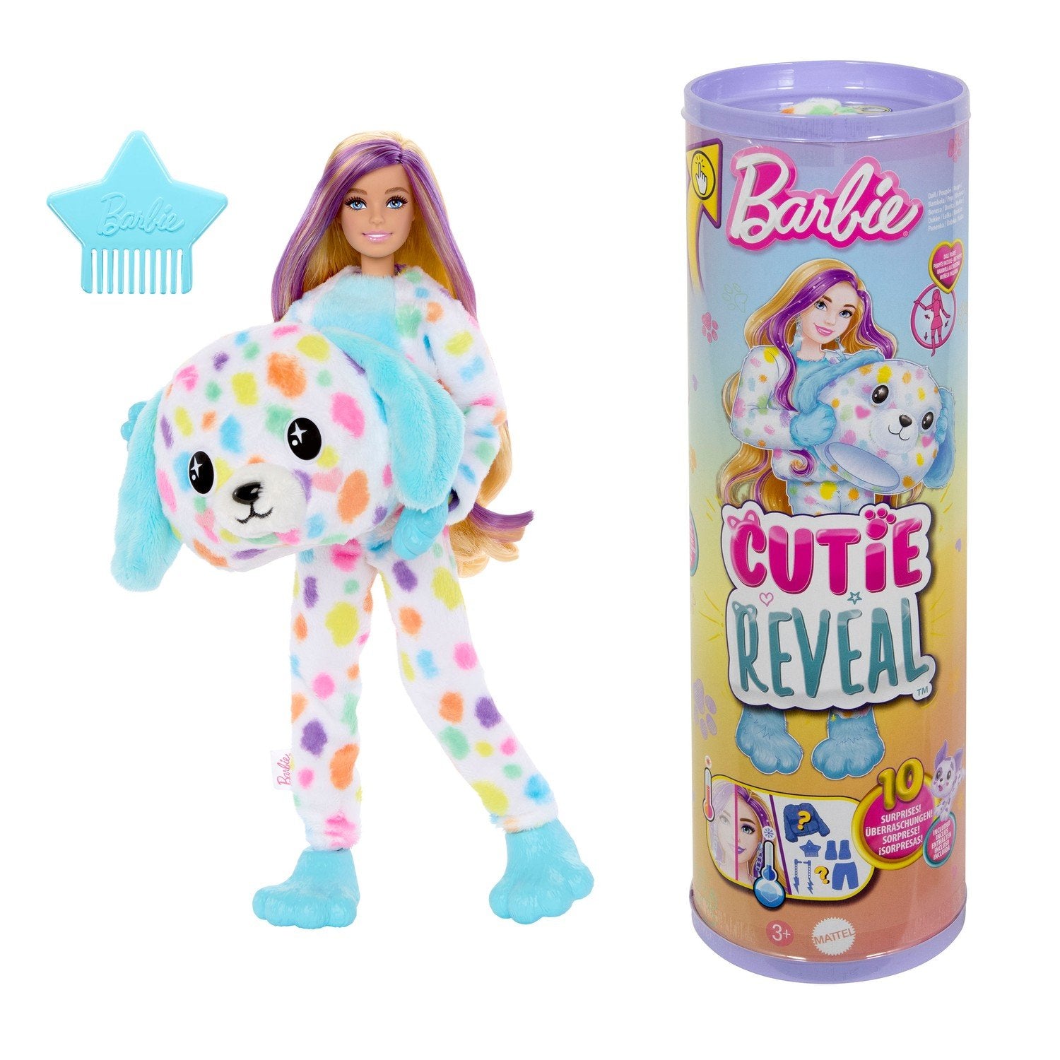 Barbie Cutie Reveal Color Dreams Hund