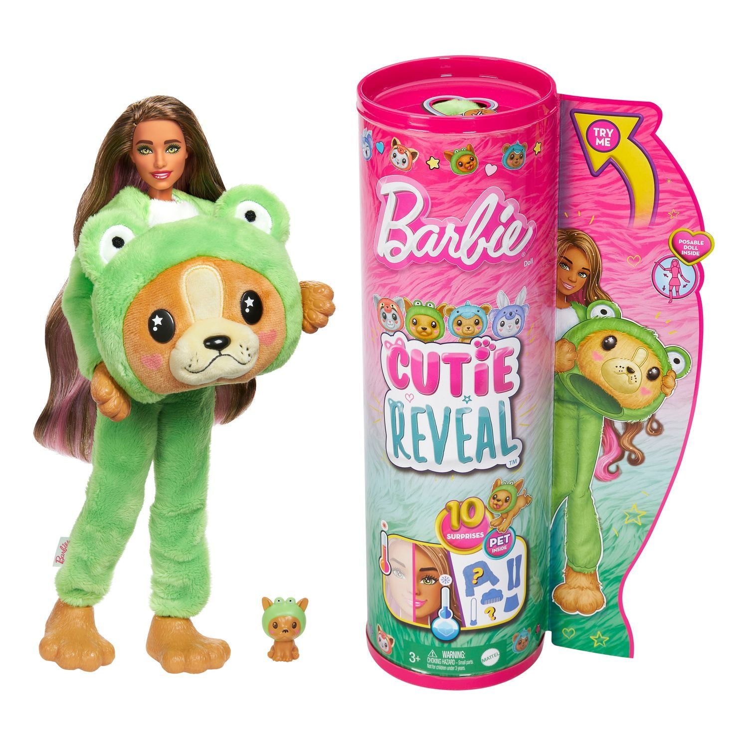 Barbie Cutie Reveal Costume Cuties -Dukkegrønn