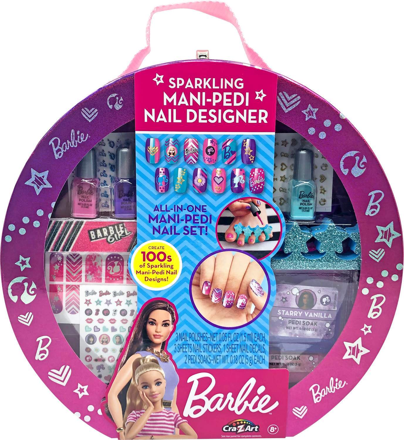 Barbie Mani-Pedi designersett glitrende