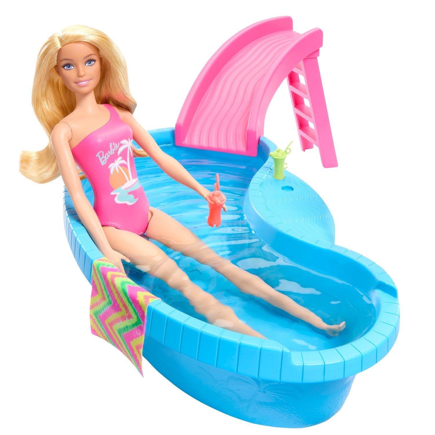 Barbie basseng og dukke