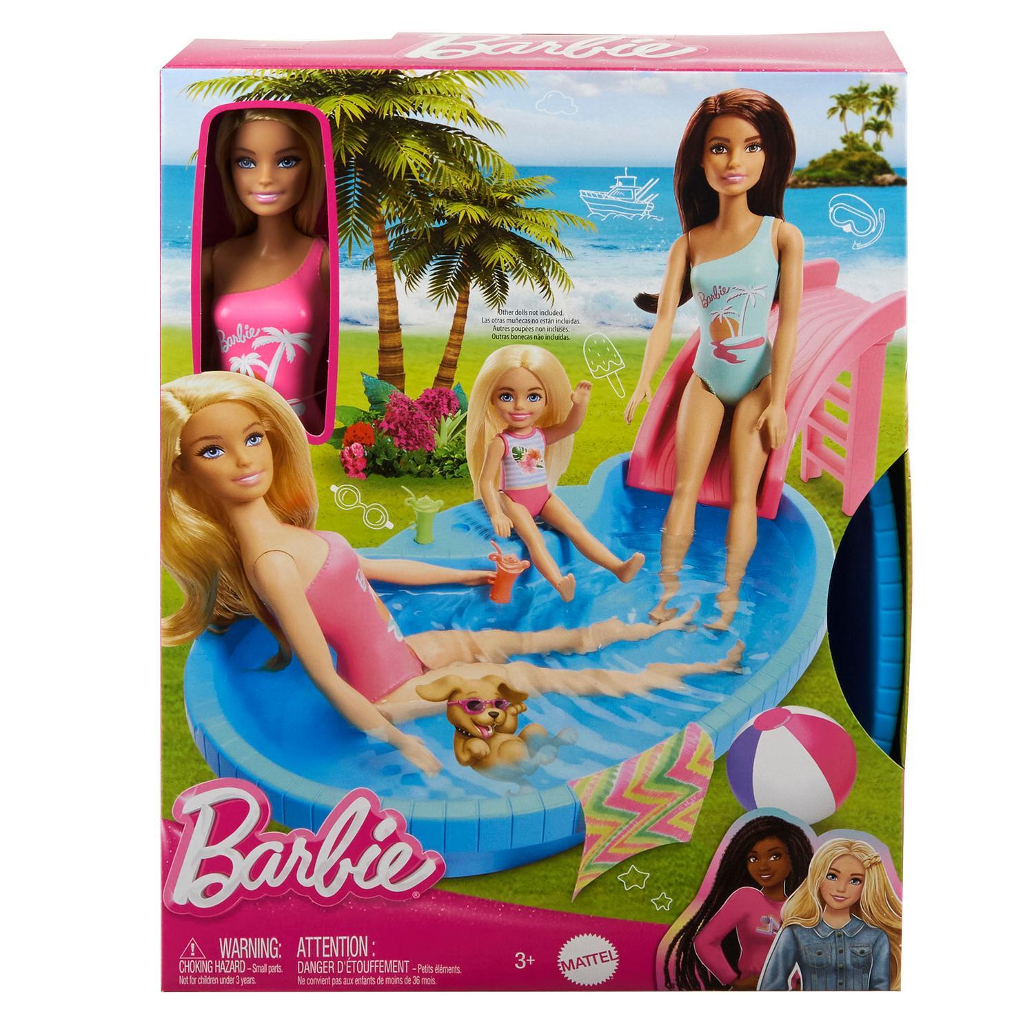 Barbie Pool Och Docka