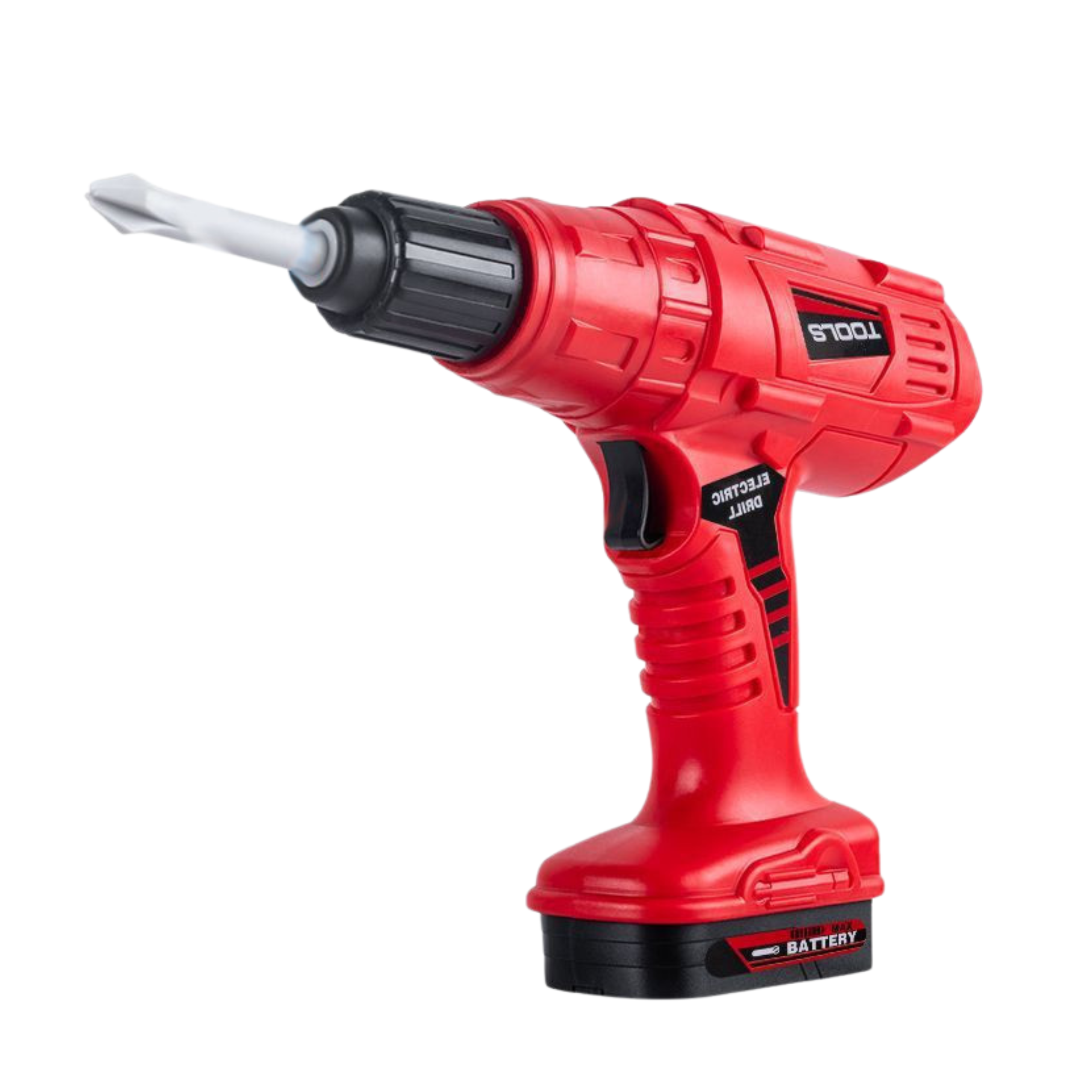 Barnverktygssats med batteriborr, 55 delar