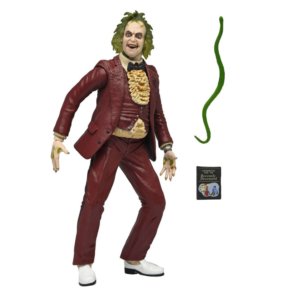Beetlejuice 18 cm Röd Smokingfigur – Samlarfilmsmemorabilia