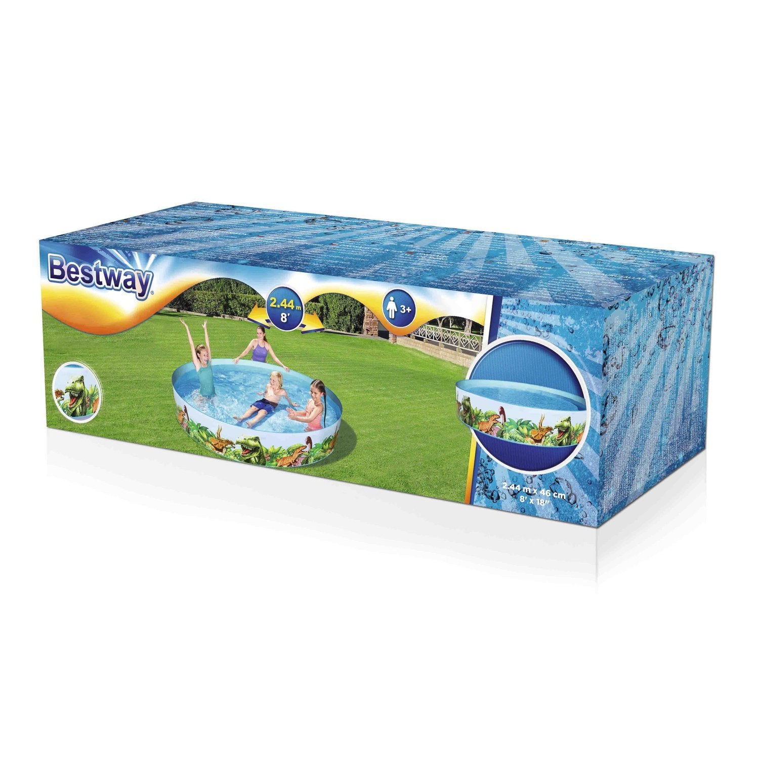 Bestway Dinosaurie Barnpool 244 X 46 Cm