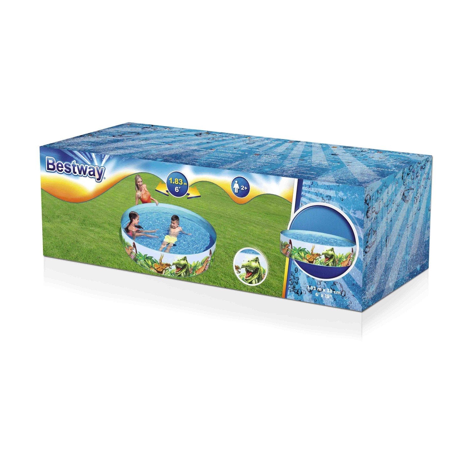 Bestway Dinosaurue Barnpool 183 X 38 Cm