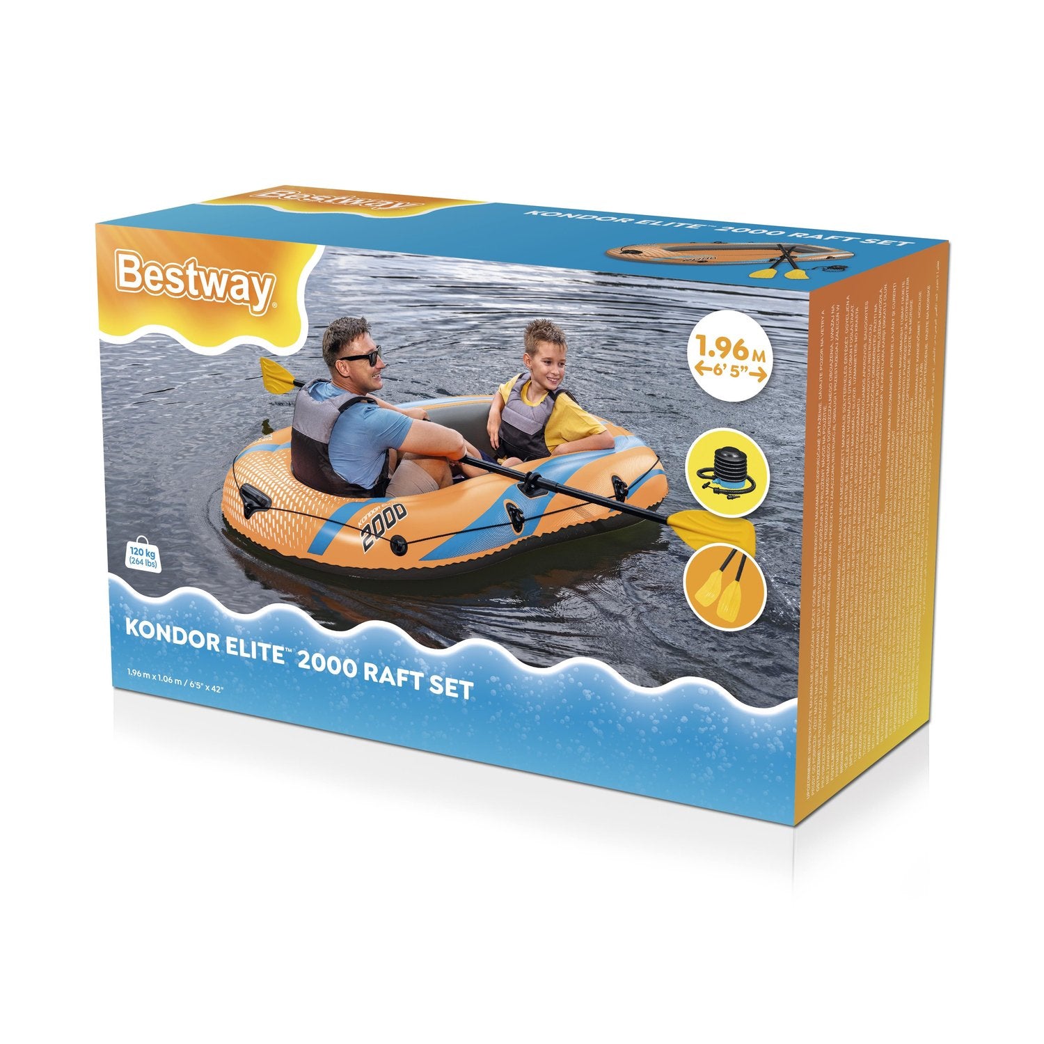 Bestway Kondor Elite 2000 Båtset 196 X 106 Cm