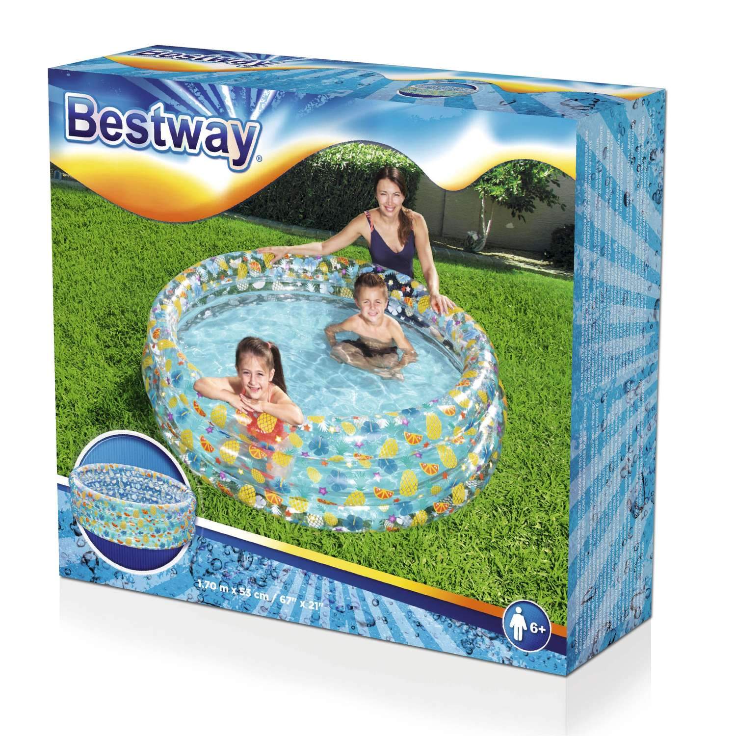 Bestway Pool Med Frukt Motiv