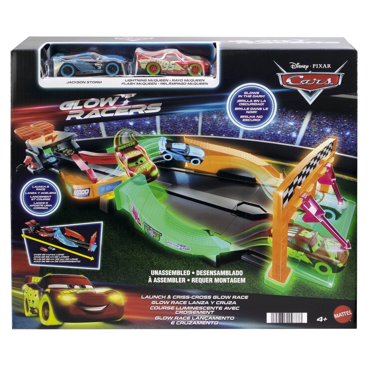 Cars Night Racing Track Set