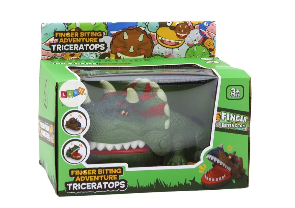 Biting Triceratops Game: Lys, lyder, familiemoro!