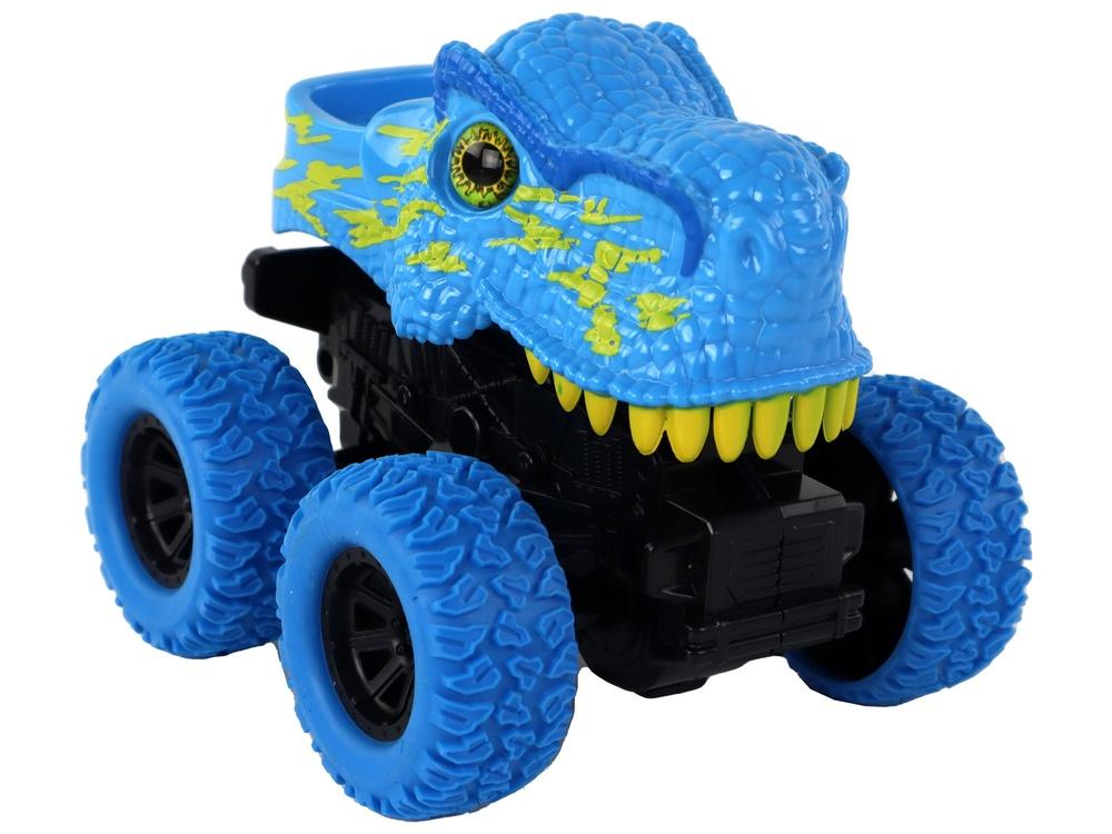 Blå T-Rex Friction Drive Vehicle - Realistisk Dino Sjov!