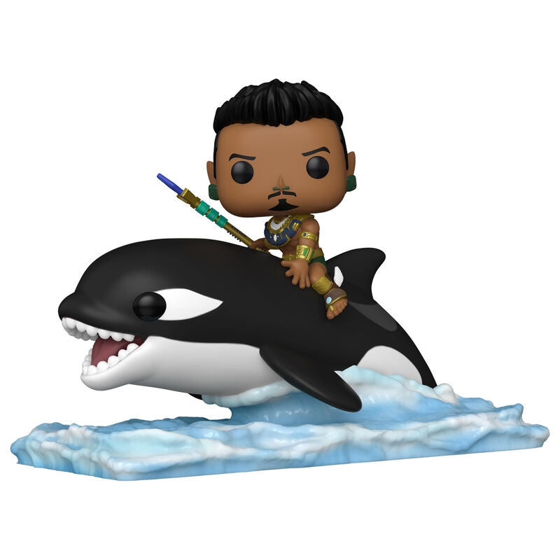 Black Panther Actionfigur med Orca från Wakanda Forever