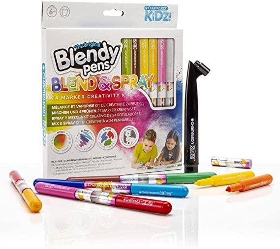 Blendy Pens Stationery Set Markers Blend And Spray, 24 stk