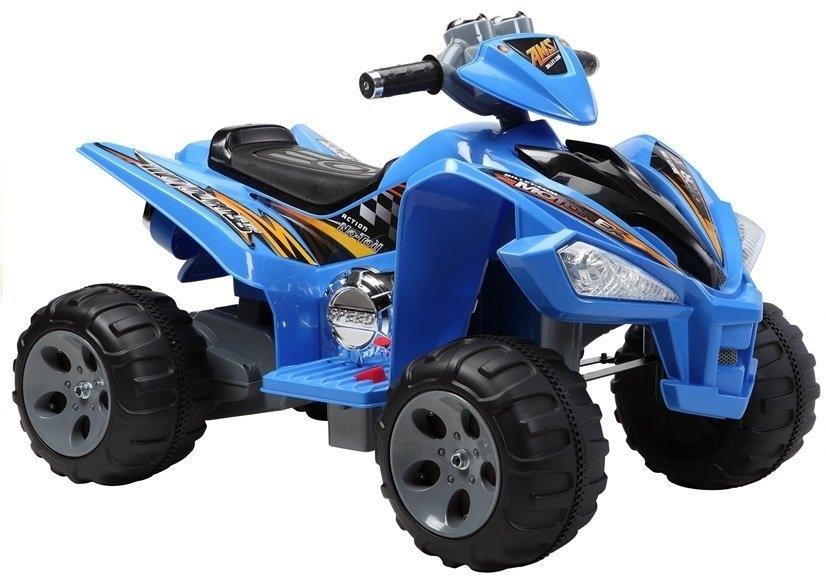 Blue Electric Quad: 12V batteri, doble motorer, fjernkontroll