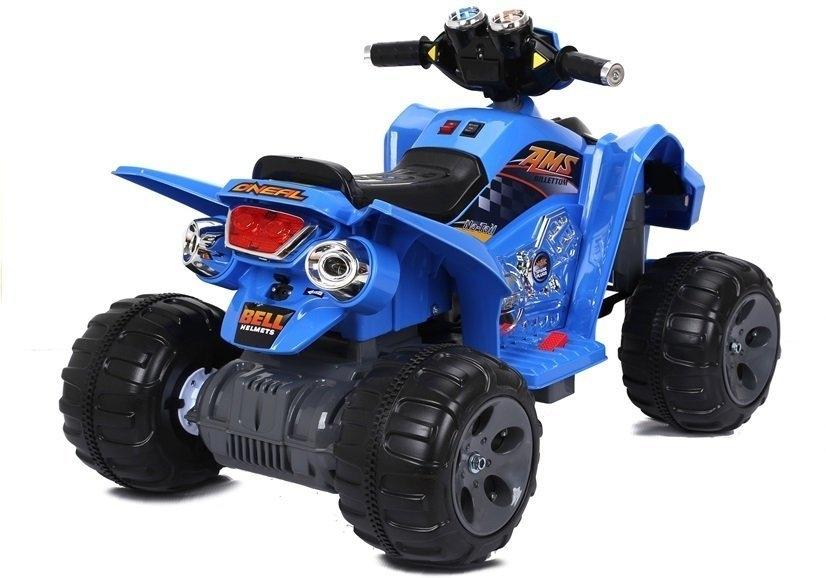 Blue Electric Quad: 12V batteri, to motorer, fjernbetjening