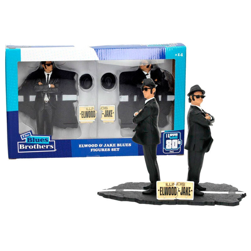 Blues Brothers figuruppsättning, Jake och Elwood, 18 cm lång