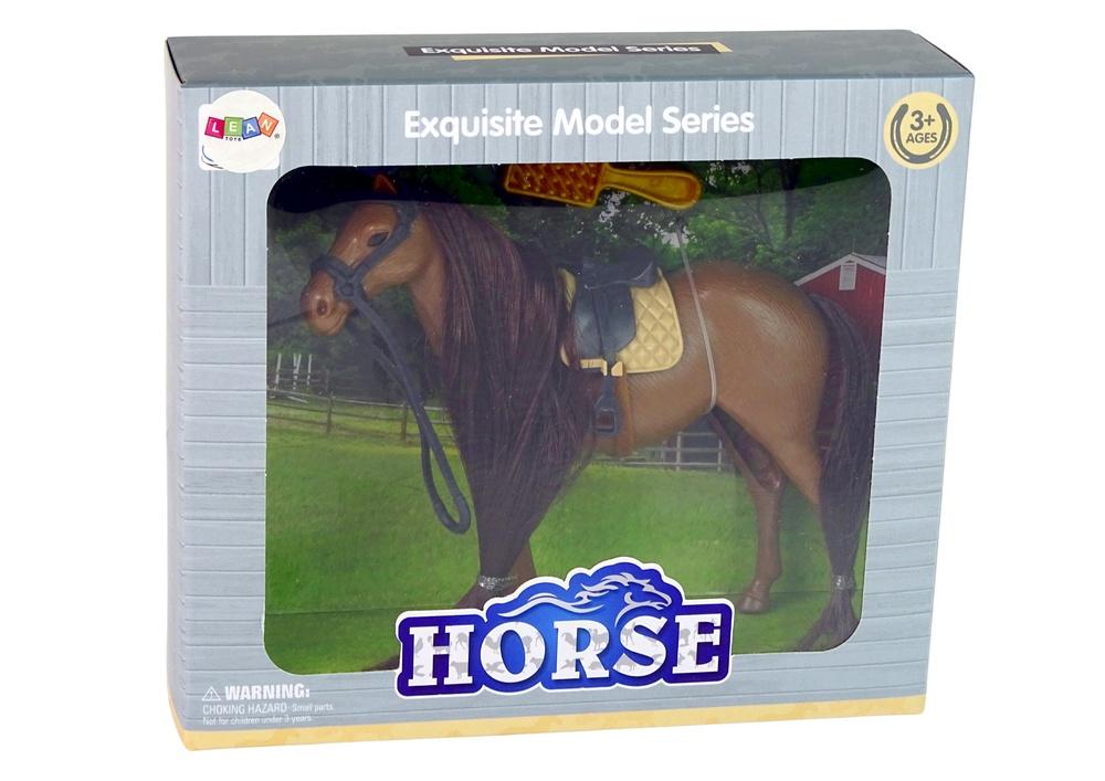 Brown Mane Combing Horse Figurine for fantasifull lek