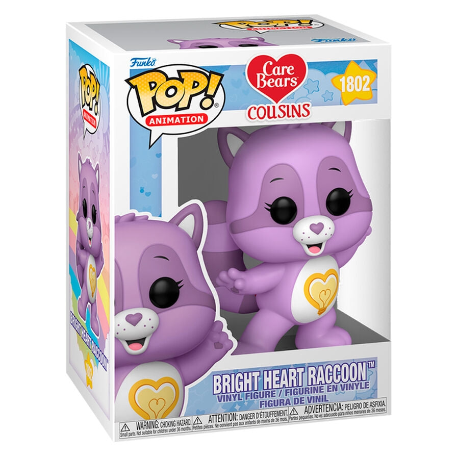 Care Bears Bright Heart Raccoon Figur, Samlarleksak