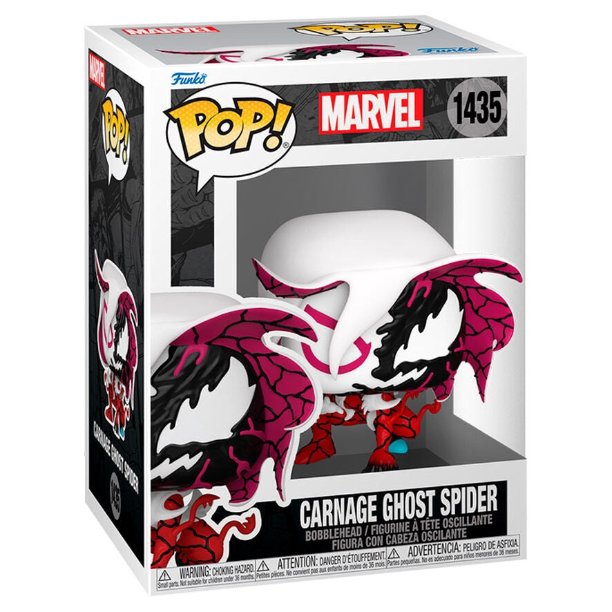 Carnage Ghost Spider Figure - Marvel Collectible Action Toy